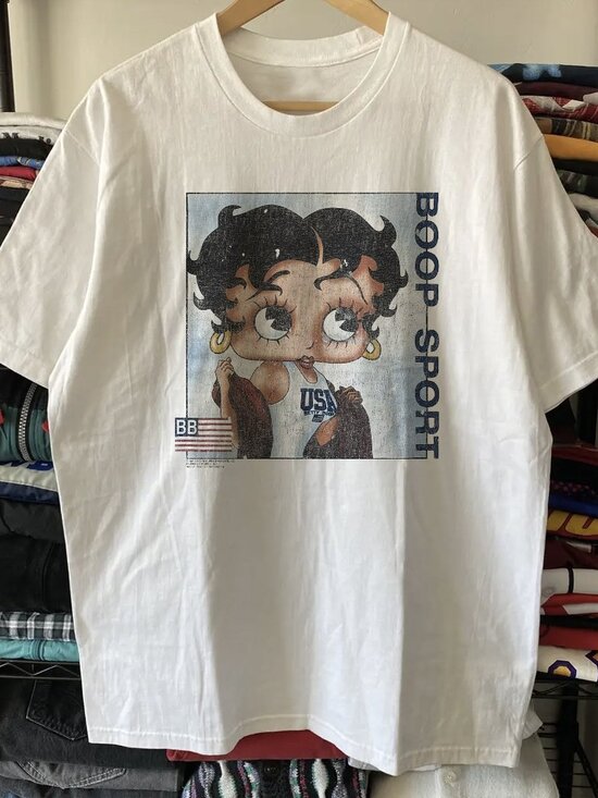 Josie K Other - 90s Betty Boop Sport White Tee